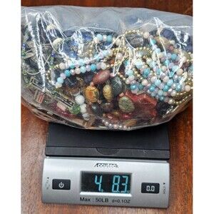 4.5+ lbs Huge Lot Religious Christian Jewelry Art Craft Wear Resell Mix In